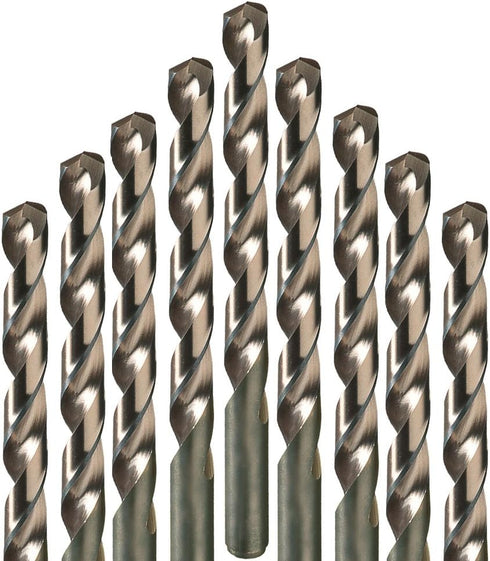 Champion Cutting Tool Cobalt Jobber Drill Bits: 705C- (12 per pack)- Made in USA by Champion