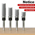 4 Set 1/4 Inch 1/2", 3/4", 1", 1-1/2"Cutting 1/2" Professional PCS Pattern Flush Trim Router Bit Shank, Top Bearing