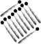 Set of 10 New Design Hollow Handle with Replaceable Dental Mouth Mirrors #5 for Teeth Inspection Cleaning Examination