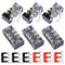 Hilitchi 12pcs 600V 15A 3 Position Double Row Screw Terminal Strip and 400V 10A Red/Black Barrier Strip