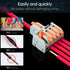 GKEEMARS 10Pcs Mini Electrical Wire Connectors, DIY 4/6/8/9/10 Way Butt Terminal Block Connectors (1 in 5 Out)