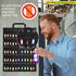 Fireproof Waterproof Rollable Key Case, Compact Storage for 55 Keys, Roll Up Organizer for Hotel, Car Sales, Real Estate