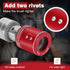 1/2" Metal Copper Pipe Cleaner - Copper Tube Cleaning Brush for Power Drill, Suitable for Professional Plumbers
