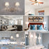 E12 Bulb Dimmable C7 Bulb E12 Bulb 60W, 4000K, T6 120V 7W 630LM E12 Bulbs 6 Pack TAIYALOO LED Equivalent to Halogen