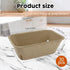 FMOACEN 30 7.3x4.3x2.8inch Pcs Natural Pulp Fiber Berry Basket, Molded Berry Basket Produce Vented Container
