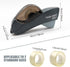 Automatic Tape Dispenser for Wrapping Gifts, Handheld Packaging Tape Dispenser Gun with Cutter, Grey