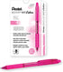 Pentel RSVP RT Colors Retractable Ballpoint Pen, 1.0mm Medium Line, Pink Ink, Box of 12 (BK93CRP-P)