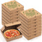 Pizza Boxes - 15 Pack Kraft Corrugated Pizza Takeout Boxes, Food Delivery, Gift Packing, 7.3x7.3x1.6" (Green)