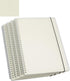 Yansanido 4 Pcs B5 Spiral Notebook, 10.1 Inch x 7.6 Inch, Thick Plastic Translucent Frosting, Dot Paper