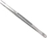 Scientific Labwares High Precision Stainless Steel Lab Tweezers/Forceps with Straight Broad Strong Point