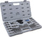 60-Pc Master Tap and Die Set - SAE Inch Size #4 to 1/2” and Metric Size M3 to M12, Complete Tool Kit