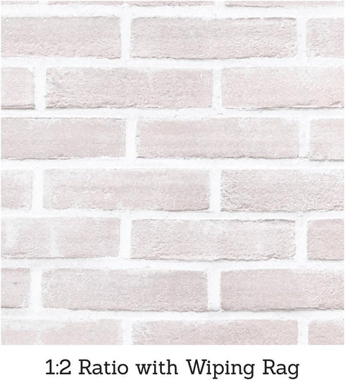 Giani Whitewashed Brick Transformation Kit