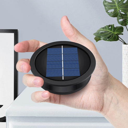 2 Pack 3.2 inches, 2.9 inches),7 Replacement Solar Light Parts(Top Size Bottom Size Lumens Warm White LED Waterproof