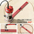 4 1 in Router Milling Groove Bracket,Cabinet Hardware Jig and Router Guide,Adjustable Router Circle Cutting Guide