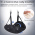 Upgraded Airplane Foot Rest (Premium Memory Foam) - Thickened Super-Size Foot Hammock for Long Flight Travel Essentials