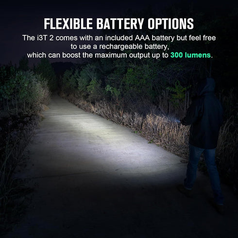 I3T 2 200 OLIGHT EOS Pocket EDC Flashlight, Lumens Compact Bright Handheld Flash Lights, Dual-Output Tail Switch