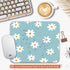 Personalized Premium-Textured Custom Mouse Mat Design - Square Mouse Pad Little Daisy, Washable Lycra Cloth, Non-Slip