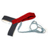 ESD Adjustable Anti Static Heel Grounder Straps, Single Piece for Electronics Protection (Red)