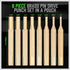 SWANLAKE 8-Piece Brass Punch Set, Removing Repair Tool 1/8" - 5/16" Brass Pin Drive Punch Set