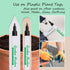 Garden Markers for Outdoor Use - 0.8 mm Medium Point, Black, Fade Resistant Ink, Waterproof, Quick Drying, 2 Count