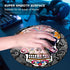 Round Mouse Pad and Coasters Set, Sugar Skull Non-Slip Rubber Mousepad for Gaming and Working