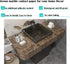 Brown Marble Contact Paper for Countertops, Waterproof Peel and Stick Wallpaper 15.7"x80" for Cabinets and Desks