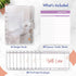 SOUL MAMA Budget Binder with Zipper Envelopes - Clear Money Organizer for Cash, A6 Cash Envelopes, Rose Gold Stickers