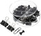 MECCANIXITY Paper Clips Binder Clips Set, 100 Pcs Office Clips with Binder Clips, Black