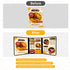 FLK Tech 10 Pack 3 6 8.5 11 Inch FLKQC Page Menu Covers, View x Clear PVC Menu Holder, Double Stitched Restaurant Menu