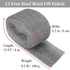 5PACK DIY Steel Wool Fill Fabric Kit for Mice Control, 13 Feet Coarse Wire Hardware Cloth, Block Holes, Wall Cracks,