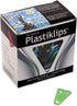 Baumgartens LP0600 Large Plastiklips Paper Clips - Assorted Colors, 200/Box