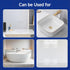 35oz White,50-60sq.ft Tub and Tile Refinishing Kit with Tools, White Tile Paint Water Based & Low Odor, DIY Bathtub