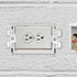 8pcs BE1-2 Electrical Outlet Box Extenders, 1 Gang Extension with 16pcs Screws for Power Switch Receptacles
