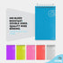 Enday Pocket Notebook, Small 3 x 5 Top Bound Spiral Notebooks, 75 Sheets, Mini Notepad in Pink, Purple, Green, Blue,