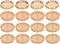 uxcell 20Pcs 60mm/2.4in Air Vents, Orange Plastic Soffit Vent Cover for Bathroom, Home, Office, Kitchen