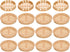 uxcell 20Pcs 60mm/2.4in Air Vents, Orange Plastic Soffit Vent Cover for Bathroom, Home, Office, Kitchen