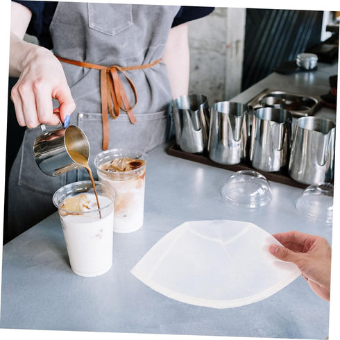 Commercial ABOOFAN Soy Milk Filter Bag Ultra Fine Mesh Strainer for Soybean Milk Tofu Juice and Yogurt Easy to Install