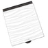 ECR4Kids MessageStor Dry-Erase Glass Board Memo Station, Desk Organizer, Waves Design
