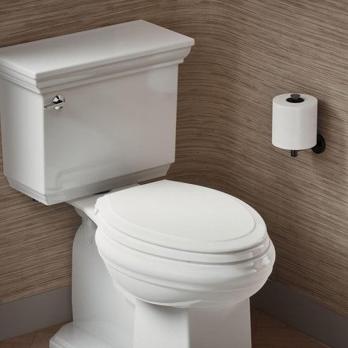 4734-RL-0 KOHLER Rutledge ReadyLatch Soft Close Elongated Toilet Seat, Quiet-Close Lid Grip-Tight Bumpers, Installation