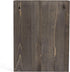 Vintage Rustic Wooden 5 Slot Wall Mounted Document Filing Organizer, Distressed Torched Wood Magazine Rack, Mail Holder