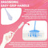 Calvana (30-Pack) Packaged, 6-Petal White Drip Sticks for Females, Drip Stick Absorbing Sponge, Awkward Essentials