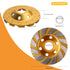 4 Inch Concrete Stone Ceramic Turbo Diamond Grinding Cup Wheel,12 Segs Heavy Duty Angle Grinder Wheels for Angle Grinder-4pcs