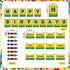 Set 68Pcs FYSUIMU Happy Birthday Bulletin Board Back to School Crayon Paper Cutouts Calendar Chart Poster with Glue