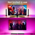 velted RGB Light Bar, Smart Music Sync RGB IC LED Lights Bars, USB Powered Ambient Lighting, Remote Control Color