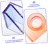 Small Gradient Color Tape Holder, Mini Desktop Office Tape Dispenser, Packing Cutter (Red and Blue Mini Stickers)
