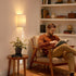 Set 2 Dimmable 3 Shenmoyl Plug in Wall Sconces of - Light Modes, Soft Fabric Linen Shade, Easy Install Wall Lamp
