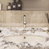 Decoroom 17.71"x118" Marble Contact Paper for Countertops, Glossy Peel and Stick Granite Wallpaper for Kitchen Cabinets