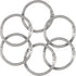 Edupress 1-1/2 inch Binder Rings (EP63925), Silver