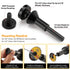 16Pcs 3 Inch Cut-Off Wheel Grinding Kit with 3/8" Arbor, 1/4" Stem Mandrel for Metal, Stainless Steel, Wood
