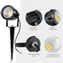 10W 12/24V 2700K IP65 4 Pack Low Voltage Landscape Lights, Warm White Landscape Lighting, Waterproof Outdoor LED